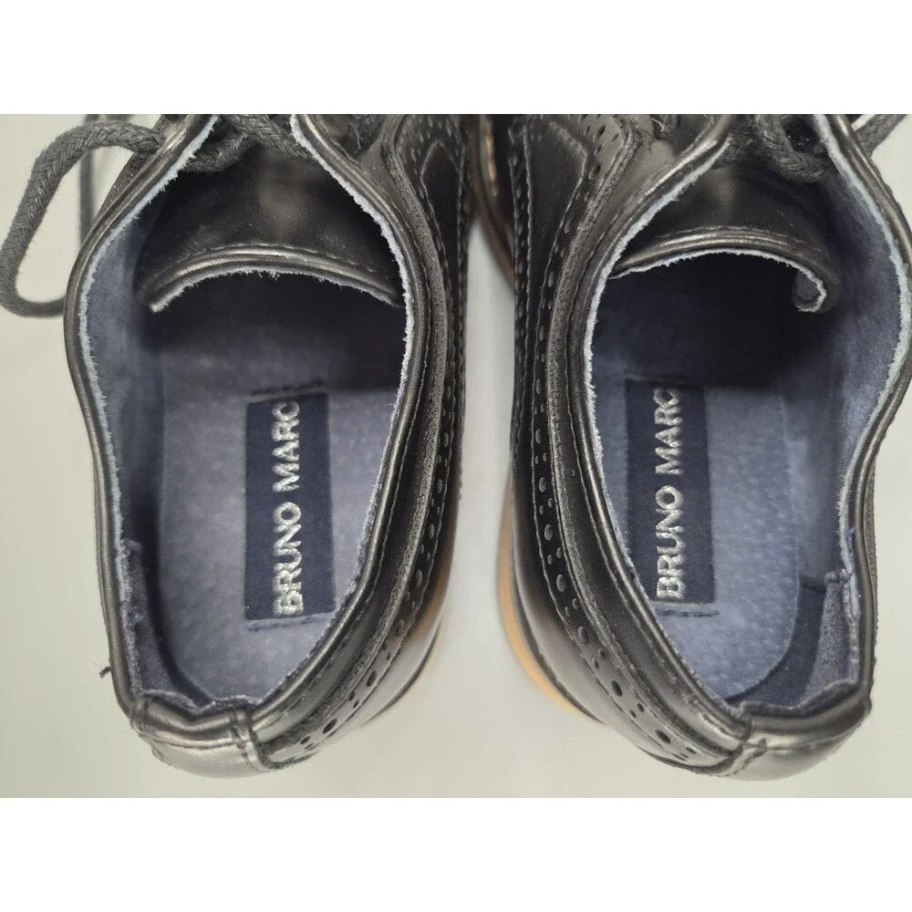 Bruno Marc Little Boy's Prince-K1 Classic Oxfords Dress Shoes 11 Black